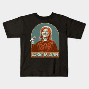 Loretta Lynn - retro Kids T-Shirt